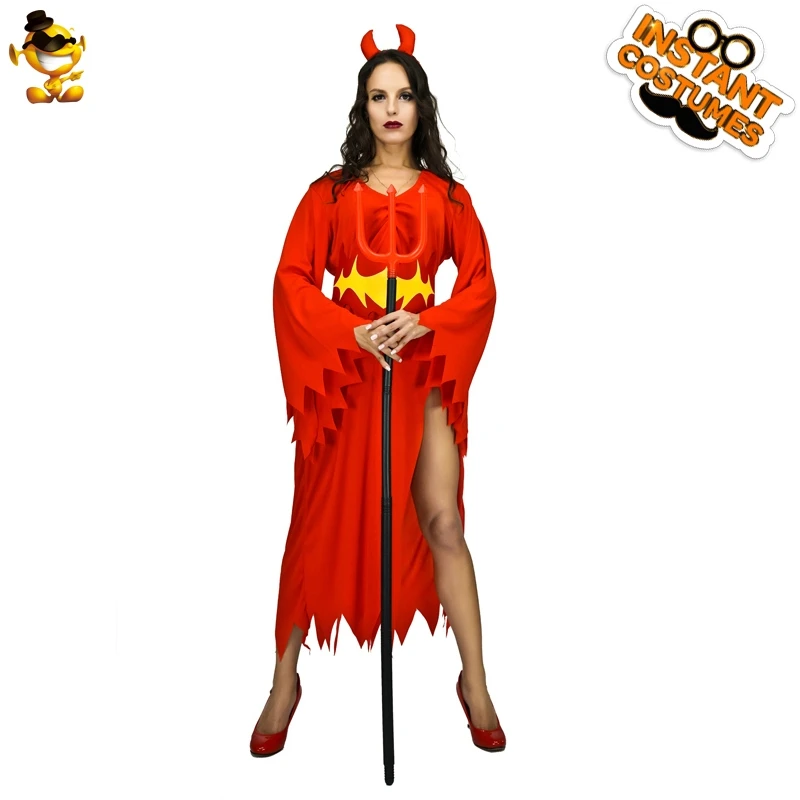 DSPLAY Women Devil Girls Costume Adult Fancy Devil Dress Women Carnival Ghost Fancy Dress Halloween Costume
DSPLAY Women Devil Girls Costume Adult Fancy Devil Dress Women Carnival Ghost Fancy Dress Halloween Costume