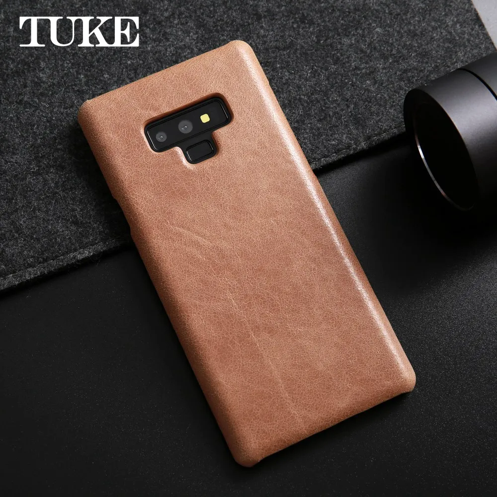 Натуральная коровья кожа для Smasung Note9 чехол Note 9 матовая задняя защитная