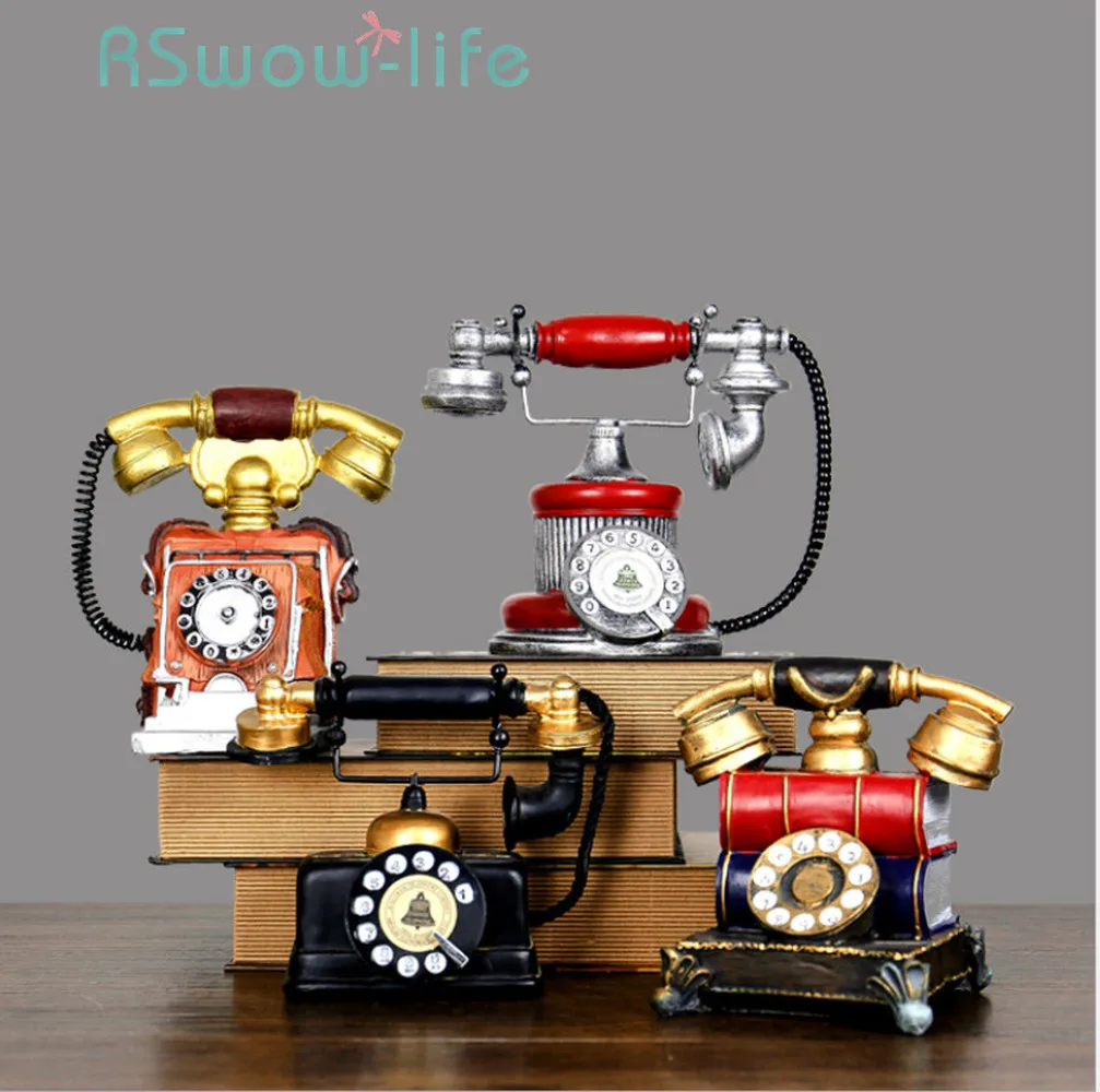 Creative Old Cafe Bar Vintage Telephone Window Decoration Model Decoration Resin Telephone Crafts For Home Decor
Creative Old Cafe Bar Vintage Telephone Window Decoration Model Decoration Resin Telephone Crafts For Home Decor