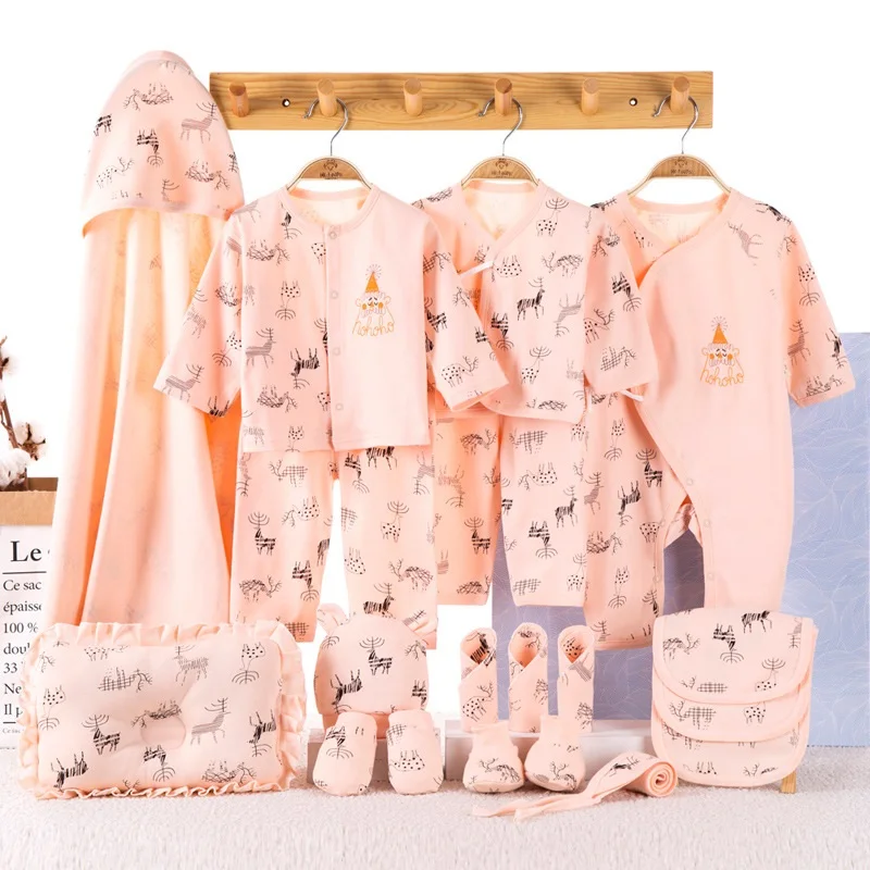 Baby's Sets Baby Clothing 100% cotton newborn clothes 19 pieces baby set infant clothing vetement bebe garcon bebe Without Box
Baby's Sets Baby Clothing 100% cotton newborn clothes 19 pieces baby set infant clothing vetement bebe garcon bebe Without Box