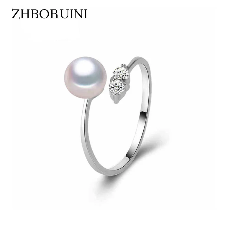 ZHBORUINI Pearl Ring Jewelry Of Silver Zircon Inlaid Rings Freshwater Pearl Wedding Rings 925 Sterling Silver Rings For Women
ZHBORUINI Pearl Ring Jewelry Of Silver Zircon Inlaid Rings Freshwater Pearl Wedding Rings 925 Sterling Silver Rings For Women