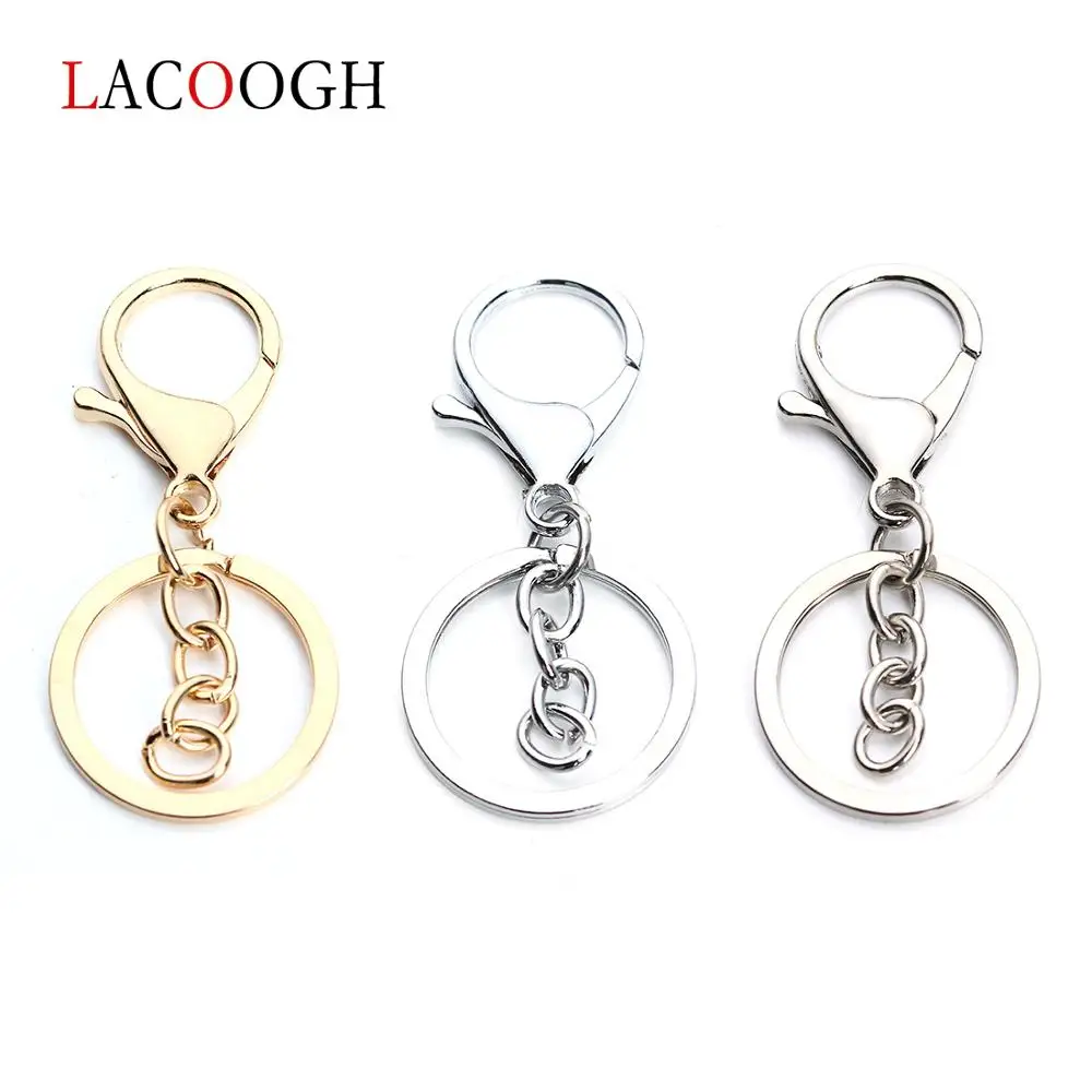 Lac 5pcs/lot 30mm For DIY Jewelry Lobster Clasp Hook Keychain Split Keyring Jewelry Making Chains Hand Carved Stainless Steel
Lac 5pcs/lot 30mm For DIY Jewelry Lobster Clasp Hook Keychain Split Keyring Jewelry Making Chains Hand Carved Stainless Steel