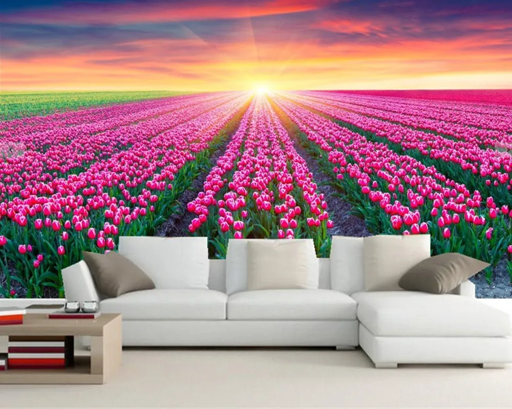 Custom 3D mural,Fields Tulips Sunrises and sunsets Flowers wallpapers wallpaper,living room sofa TV wall bedroom papel de parede
Custom 3D mural,Fields Tulips Sunrises and sunsets Flowers wallpapers wallpaper,living room sofa TV wall bedroom papel de parede