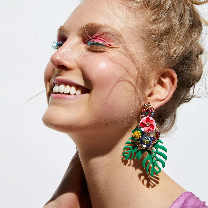 Wholesale JUJIA 2020 Fashion Jewelry Leaves Drop Earrings For Women Multicolored Dangle Earrings Accessories Brincos
Wholesale JUJIA 2020 Fashion Jewelry Leaves Drop Earrings For Women Multicolored Dangle Earrings Accessories Brincos