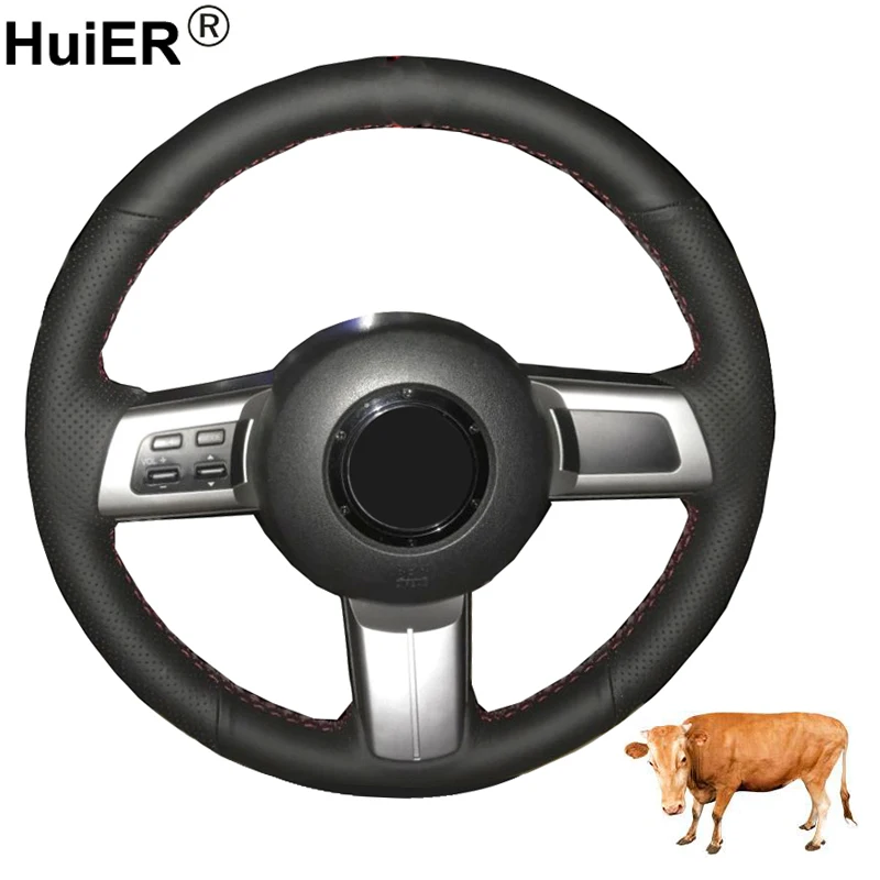 Hand Sewing Car Steering Wheel Cover Top Cow Leather For Mazda MX-5 Miata 2009 - 2013 2014 RX-8 2008-2013 CX-7 CX7 2007 2009
Hand Sewing Car Steering Wheel Cover Top Cow Leather For Mazda MX-5 Miata 2009 - 2013 2014 RX-8 2008-2013 CX-7 CX7 2007 2009