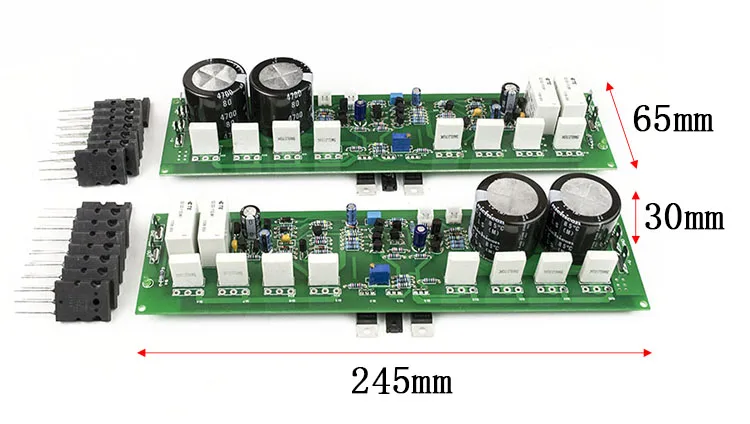 Standard Version PR-800 Class A / Class AB Professional stage power amplifier board 
Standard Version PR-800 Class A / Class AB Professional stage power amplifier board