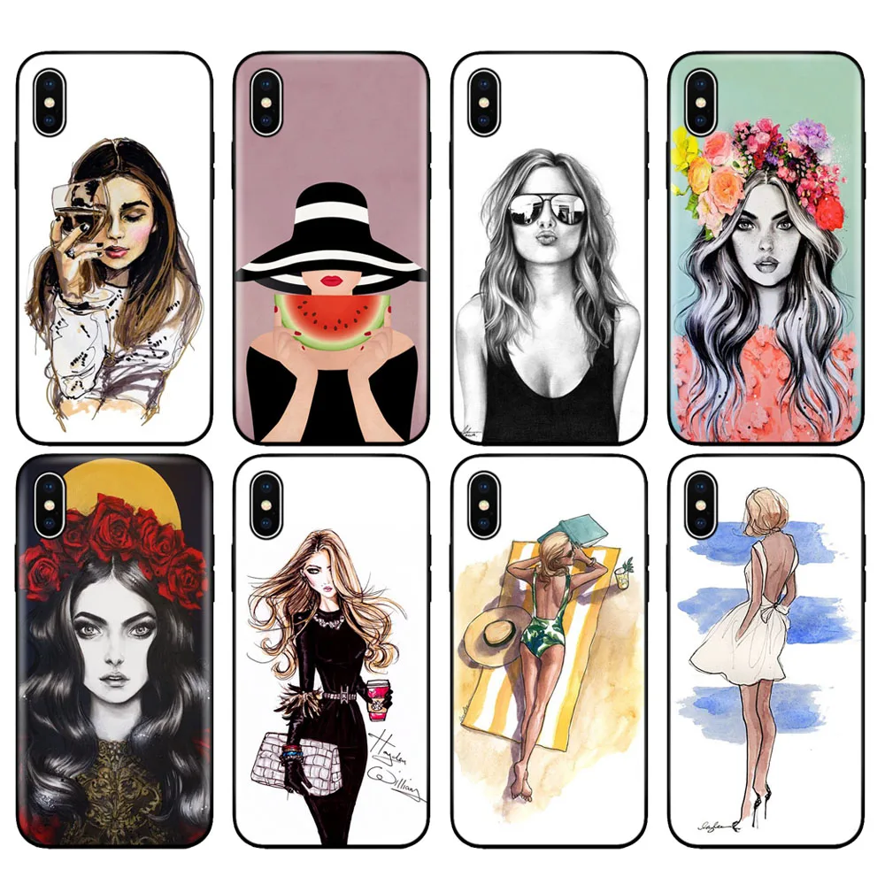 Black tpu case for iphone 5 5s se 6 6s 7 8 plus x 10 silicone cover for iphone XR XS 11 pro MAX case fashion girl with wine cup
Black tpu case for iphone 5 5s se 6 6s 7 8 plus x 10 silicone cover for iphone XR XS 11 pro MAX case fashion girl with wine cup