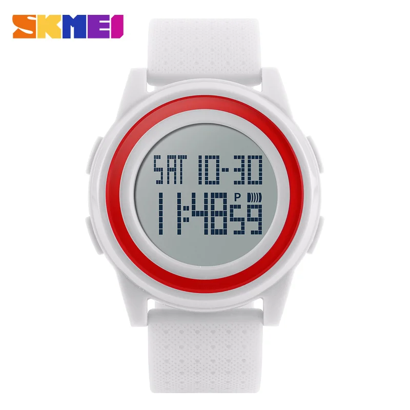 SKMEI Brand Fashion Sport Watches Ultrathin LED Digital Waterproof Jelly Casual Outdoor Wristwatches For Man And Woman Clock | Наручные