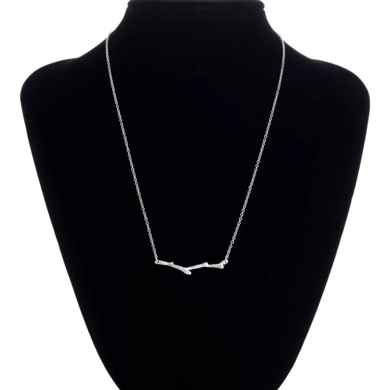 Dry branch shape pendant necklace Meristematic branches pendant necklace for women
Dry branch shape pendant necklace Meristematic branches pendant necklace for women