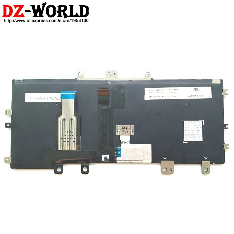 New Original GR DE German Backlit Keyboard for Thinkpad Helix 2nd Tastatur Teclado 00JT636 00JT596 00UR012
New Original GR DE German Backlit Keyboard for Thinkpad Helix 2nd Tastatur Teclado 00JT636 00JT596 00UR012