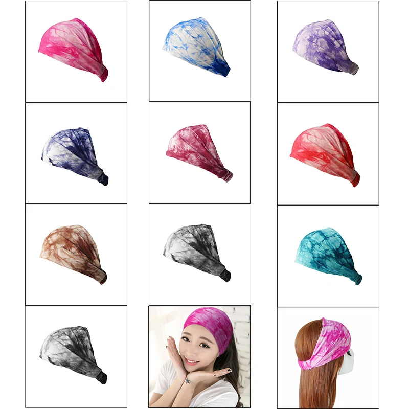 BOHO Tie Dye Cotton Headbands Bandana Turban Head Wrap Elastic For Women Girl Hair Bands Hair Accessories Bandage
BOHO Tie Dye Cotton Headbands Bandana Turban Head Wrap Elastic For Women Girl Hair Bands Hair Accessories Bandage