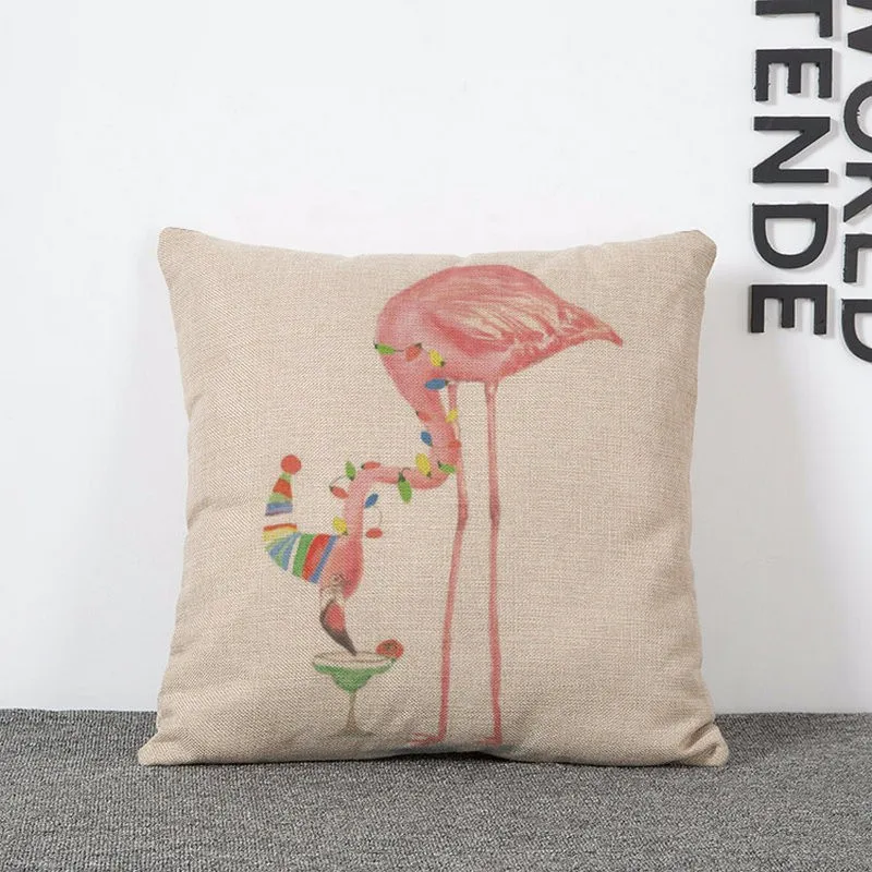 Boreal Europe style custom linen pillow cases Watercolor flamingo pink car to protect the waist cushion cover without the core
Boreal Europe style custom linen pillow cases Watercolor flamingo pink car to protect the waist cushion cover without the core