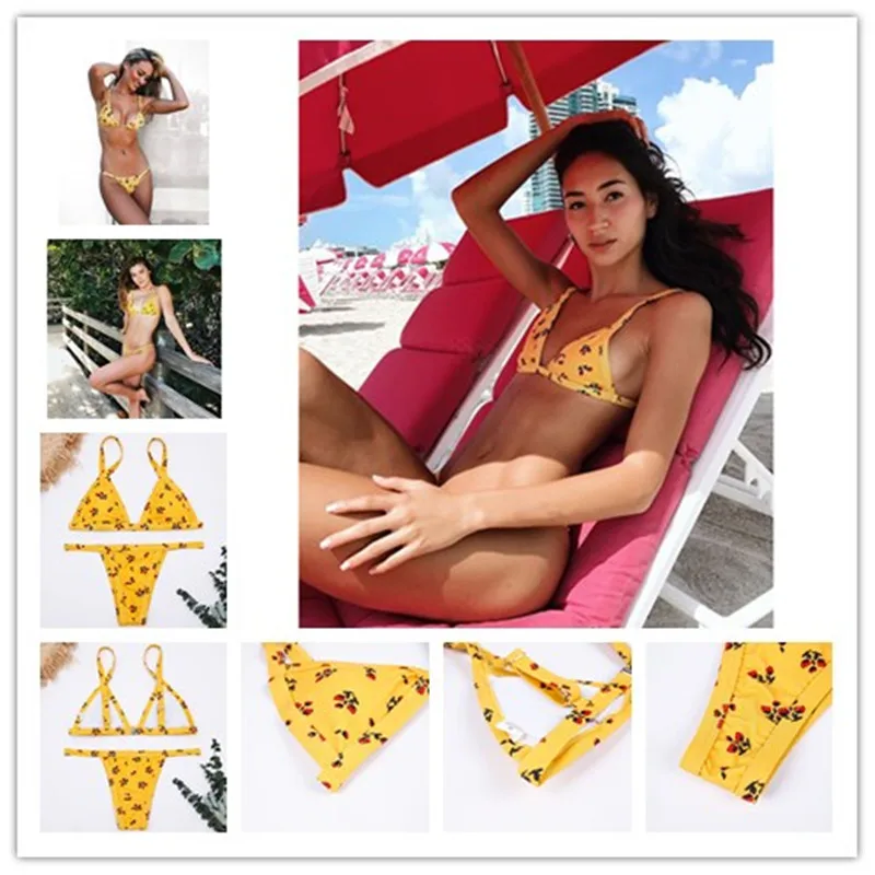 Bikini Women's Swimwear Beach Swimwear Sexy Brazilian Bikini Set Bandage Thong 2019 New 003
Bikini Women's Swimwear Beach Swimwear Sexy Brazilian Bikini Set Bandage Thong 2019 New 003