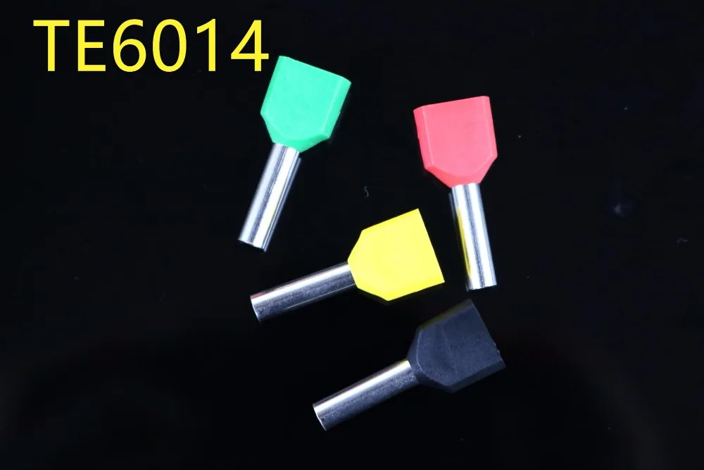 1000PCS TE6014 Crewel tube pre-insulating terminal twin pin double pin wire insulated crimp terminal
1000PCS TE6014 Crewel tube pre-insulating terminal twin pin double pin wire insulated crimp terminal