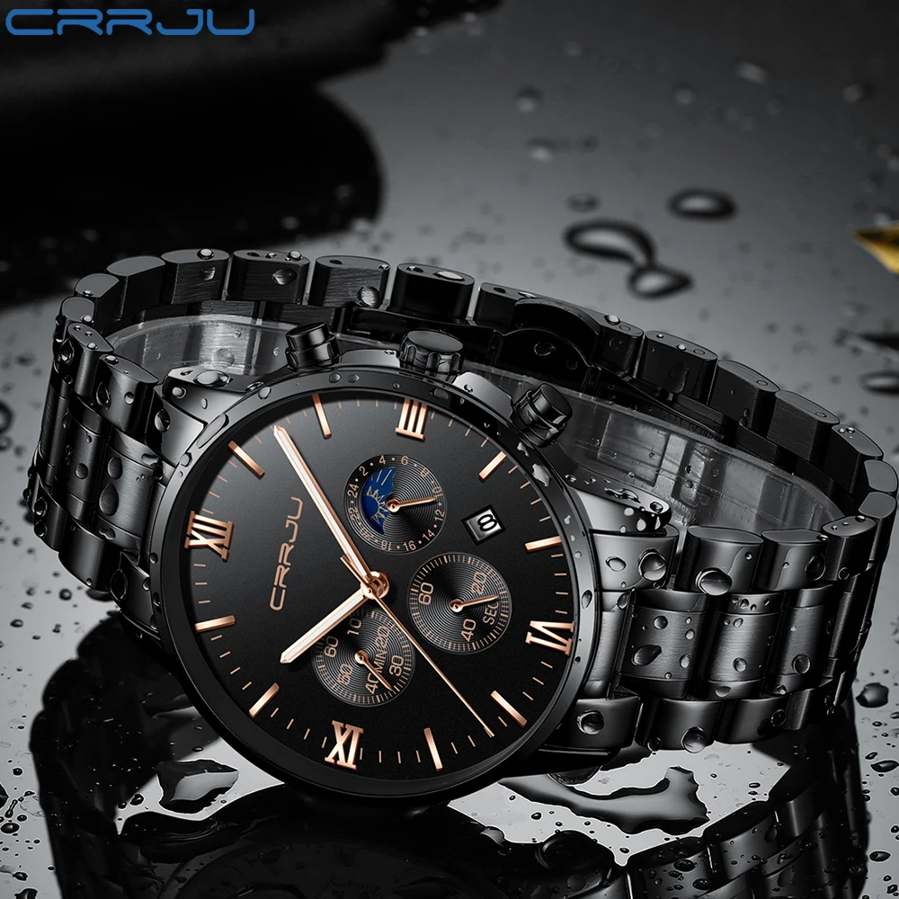 Fashion Roman Big Dial Watches Men's Chronograph Sports Wrist Watch Luminous Hands And 24 Hours Display Clock CRRJU 2159 relojes
Fashion Roman Big Dial Watches Men's Chronograph Sports Wrist Watch Luminous Hands And 24 Hours Display Clock CRRJU 2159 relojes