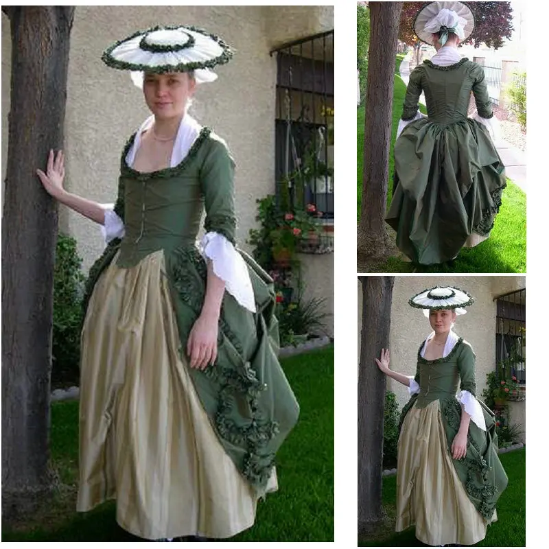 Historical Civil War Southern Belle Gown evening Dress/Victorian Lolita dresses/scarlett dress US6-26 SC-892
Historical Civil War Southern Belle Gown evening Dress/Victorian Lolita dresses/scarlett dress US6-26 SC-892