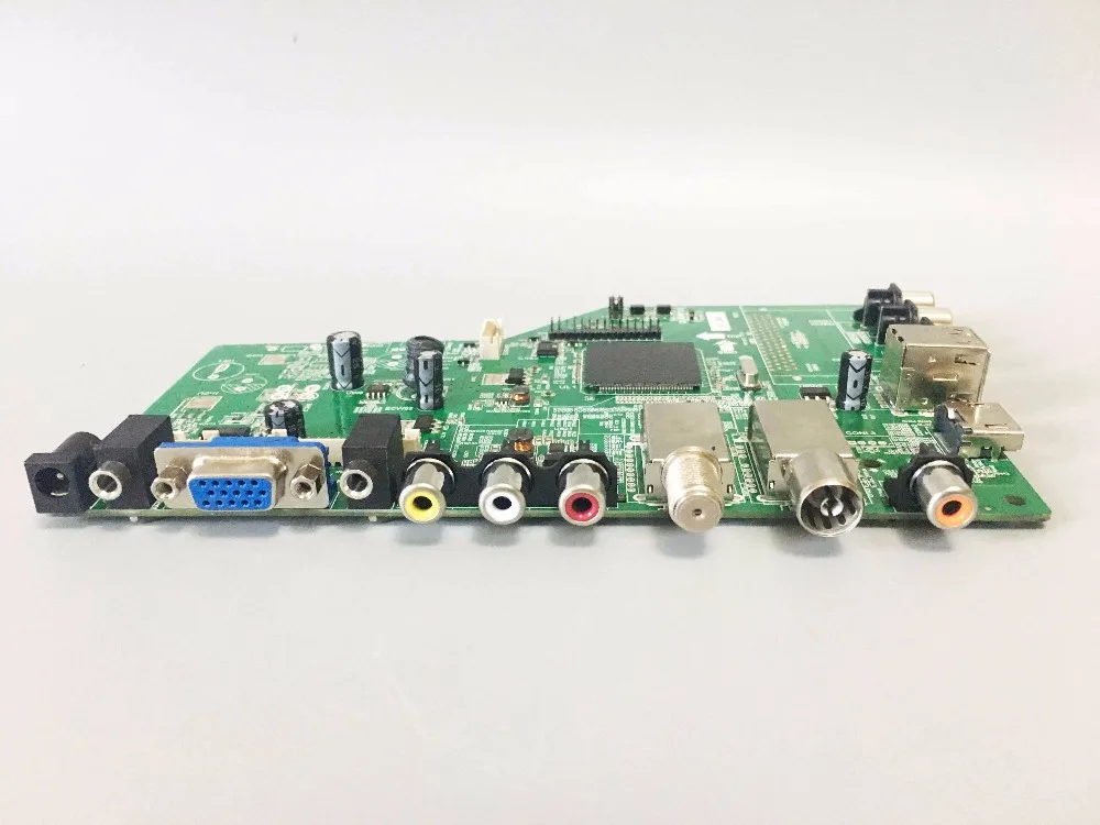 ZL.VST.3463GSA.LB Universal Digital Driver Board Supports DVB-T2 DVB-S2 DVB-C+7 Key +4 Lamp Inverter+LVDS Without CI Card | Электроника