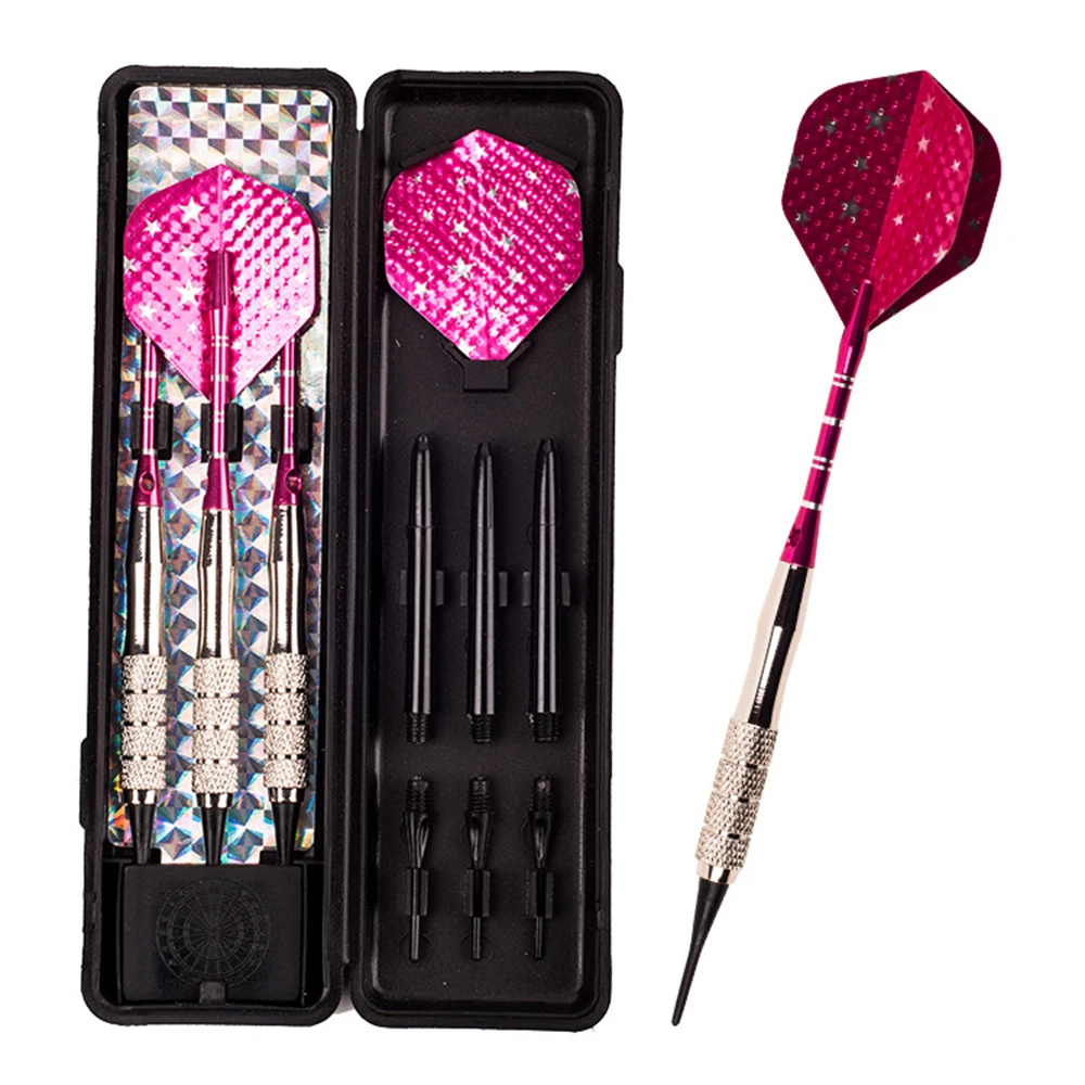 3Pcs 17g Professional Safe Dart Soft Plastic Tip Sliver Plated Copper Barrel Aluminum Shaft Competition Training Electronic Dart
3Pcs 17g Professional Safe Dart Soft Plastic Tip Sliver Plated Copper Barrel Aluminum Shaft Competition Training Electronic Dart