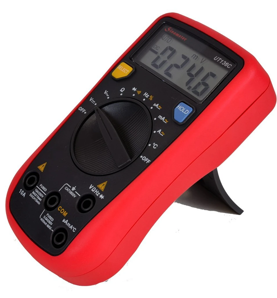 UNI-T UT136C Auto Range Digital Multimeter with Temperature Frequency Resistance AC/DC Voltage Current Measurement | Инструменты