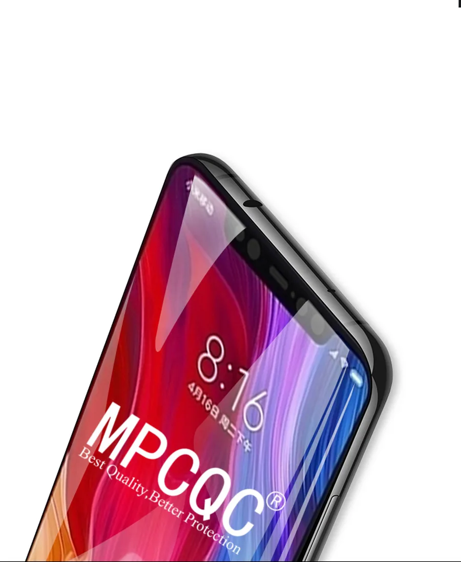 Full Cover Tempered Glass For Xiaomi mi 8 Lite 8SE A2 lite 6X screen protector Protective film 9 9SE | Мобильные телефоны и