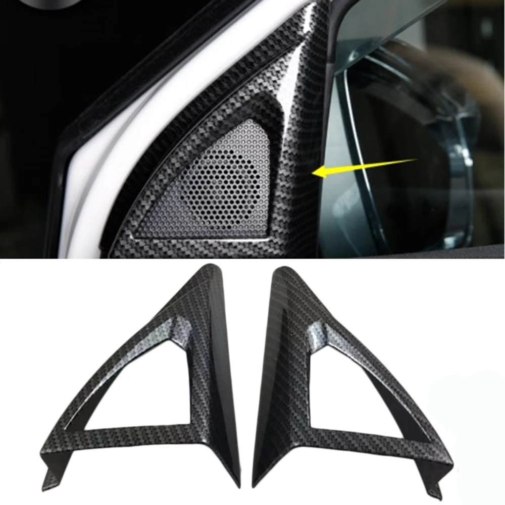 2PCS Carbon fiber style Inner Front Door Speaker Cover Trim For Peugeot 5008 2017 2018 Car modeling
2PCS Carbon fiber style Inner Front Door Speaker Cover Trim For Peugeot 5008 2017 2018 Car modeling