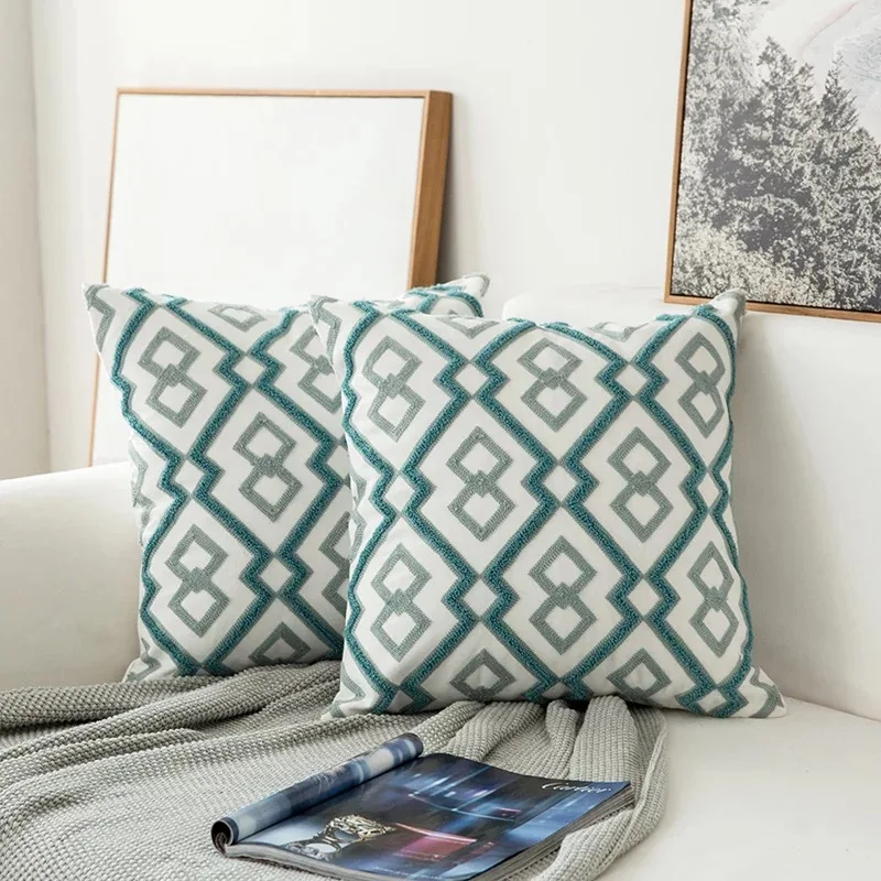 Embroidery Pillow Cover BOHO Cushion Cover 100% Cotton Wedding Pillow Cover Boho Home Decor, Custom Size and Color 45X45CM/40CMR
Embroidery Pillow Cover BOHO Cushion Cover 100% Cotton Wedding Pillow Cover Boho Home Decor, Custom Size and Color 45X45CM/40CMR