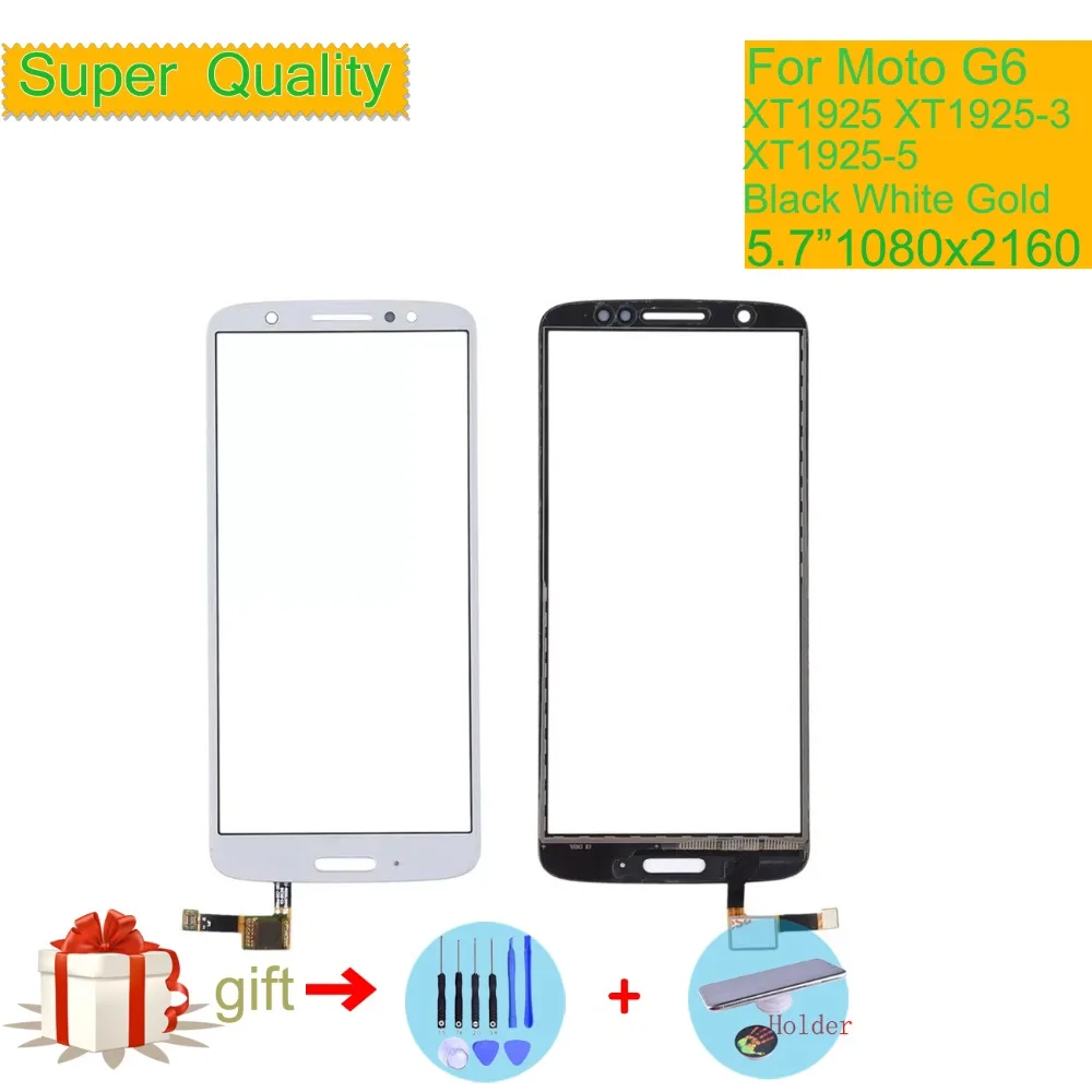 Touchscreen For Motorola Moto G6 XT1925 XT1925-3 XT1925-5 Touch Screen Digitizer Front Glass Panel Sensor NO LCD 5.7"
Touchscreen For Motorola Moto G6 XT1925 XT1925-3 XT1925-5 Touch Screen Digitizer Front Glass Panel Sensor NO LCD 5.7"