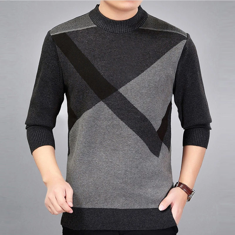 Fashion Patchwork Men Sweaters 2018 Autumn Winter O-neck Thicken Warm Pullovers Sweaters Man Casual Knitted Sweaters FP1155
Fashion Patchwork Men Sweaters 2018 Autumn Winter O-neck Thicken Warm Pullovers Sweaters Man Casual Knitted Sweaters FP1155