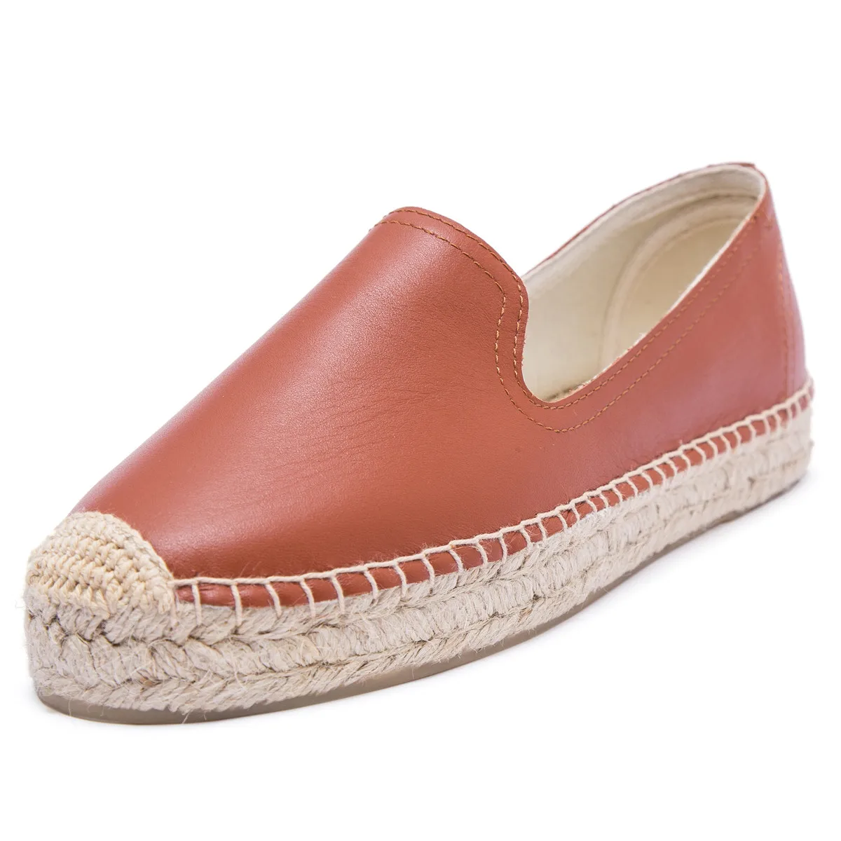 Women's genuine leather slip-on flats loafers four season leisure espadrilles hemp sole brogues shoes casual moccasins footwear
Women's genuine leather slip-on flats loafers four season leisure espadrilles hemp sole brogues shoes casual moccasins footwear