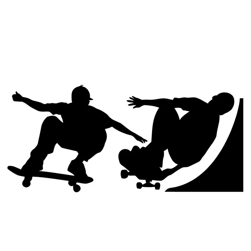 20*9.2CM Two Boys loving Skateboarding Decals Funny Vinyl Car Stickers Black/Silver C7-0149
20*9.2CM Two Boys loving Skateboarding Decals Funny Vinyl Car Stickers Black/Silver C7-0149
