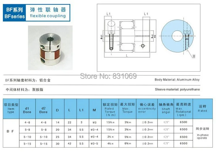 1Pcs BF 15mm x 16mm to D30 L42 Flexible Coupling Plum CNC Shaft Coupler Encoder Connector Brand New | Обустройство дома