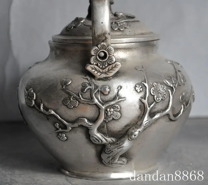 christmas old chinese Dynasty palace tibetan Silver Plum flower statue Wine Tea Pot Flagon halloween
christmas old chinese Dynasty palace tibetan Silver Plum flower statue Wine Tea Pot Flagon halloween