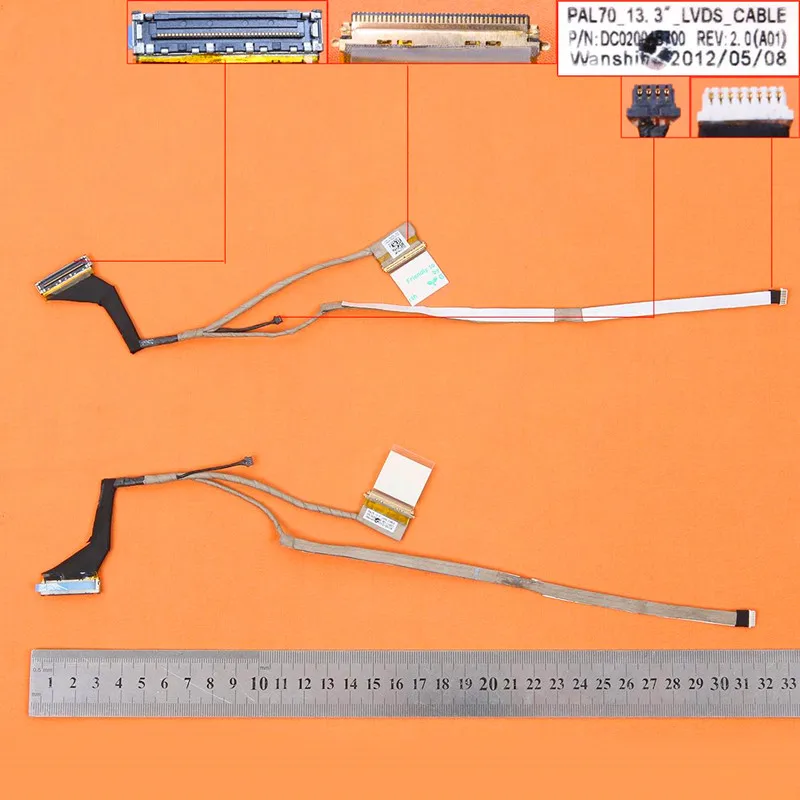 New LCD LED Video Flex Cable For Dell Latitude E6320,ORG P/N :DC02001B700 PAL70 Replacement Repair Notebook LCD LVDS CABLE
New LCD LED Video Flex Cable For Dell Latitude E6320,ORG P/N :DC02001B700 PAL70 Replacement Repair Notebook LCD LVDS CABLE