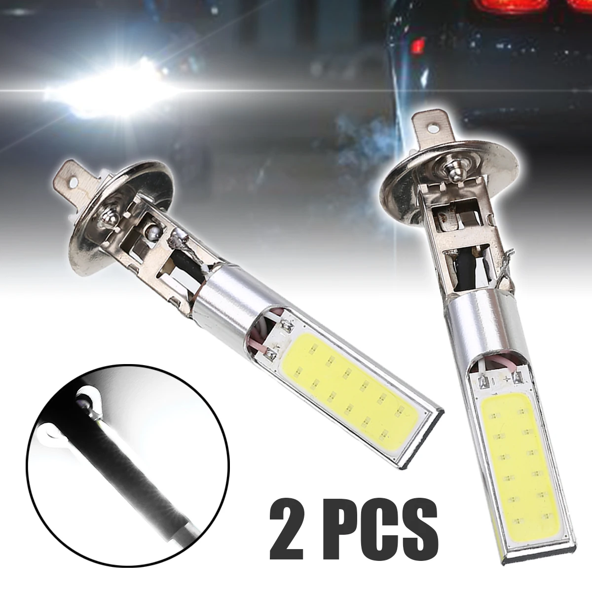 2 шт. H1 COB светодиодный противотуманный фонарь для автомобиля белый DC 12V фара DRL дневные ходовые лампочки высокое освещение Стайлинг автомоби...
2 шт. H1 COB светодиодный противотуманный фонарь для автомобиля белый DC 12V фара DRL дневные ходовые лампочки высокое освещение Стайлинг автомоби...