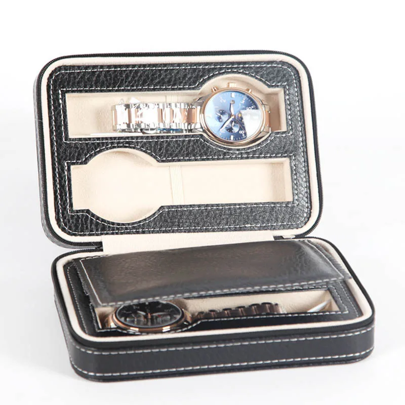 Portable 2/4/8 Grids Travel Watch Box PU Leather Zipper Storage Case Watch Organizer LXH
Portable 2/4/8 Grids Travel Watch Box PU Leather Zipper Storage Case Watch Organizer LXH