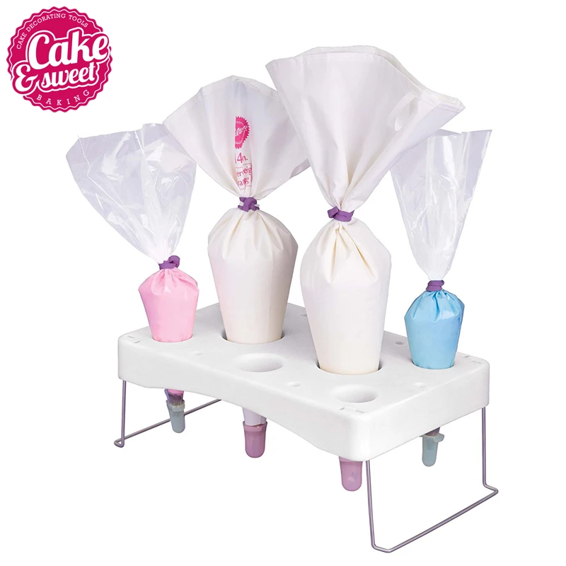 Cake tools Plastic Fondant Cake Nozzle Tips Bags Stand Holder Baking Pastry Tools Convenient Durable Cake Decorating Accessories
Cake tools Plastic Fondant Cake Nozzle Tips Bags Stand Holder Baking Pastry Tools Convenient Durable Cake Decorating Accessories