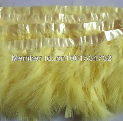 Free Shipping 6Yards 15-18cm width Yellow Turkey Feather trim for Skirt Dress AAA quality for Carnival showgirl customes
Free Shipping 6Yards 15-18cm width Yellow Turkey Feather trim for Skirt Dress AAA quality for Carnival showgirl customes
