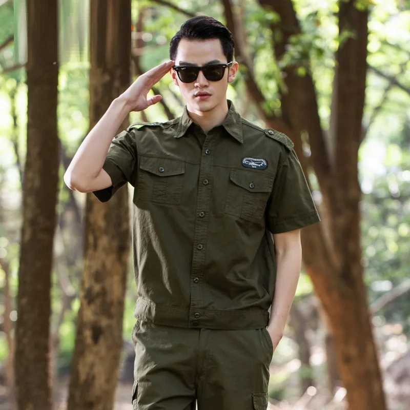 (1 set/free ship) outdoor camouflage short-sleeve training uniform set protective clothing work wear Security training suit
(1 set/free ship) outdoor camouflage short-sleeve training uniform set protective clothing work wear Security training suit