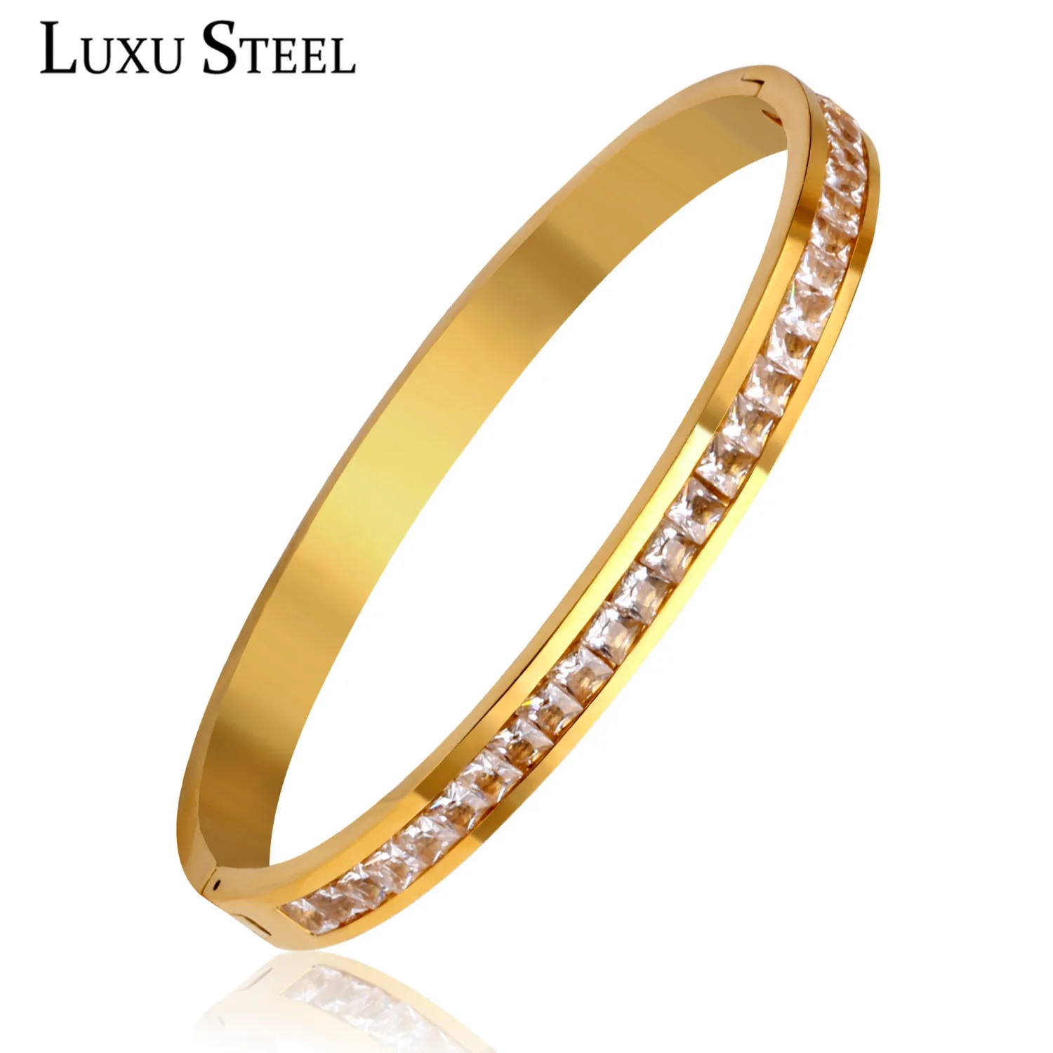 Браслеты LUXUSTEEL из нержавеющей стали, Женские аксессуары, золотистые круглые геометрические браслеты-манжеты с кристаллами, браслеты, ювели...
Браслеты LUXUSTEEL из нержавеющей стали, Женские аксессуары, золотистые круглые геометрические браслеты-манжеты с кристаллами, браслеты, ювели...
