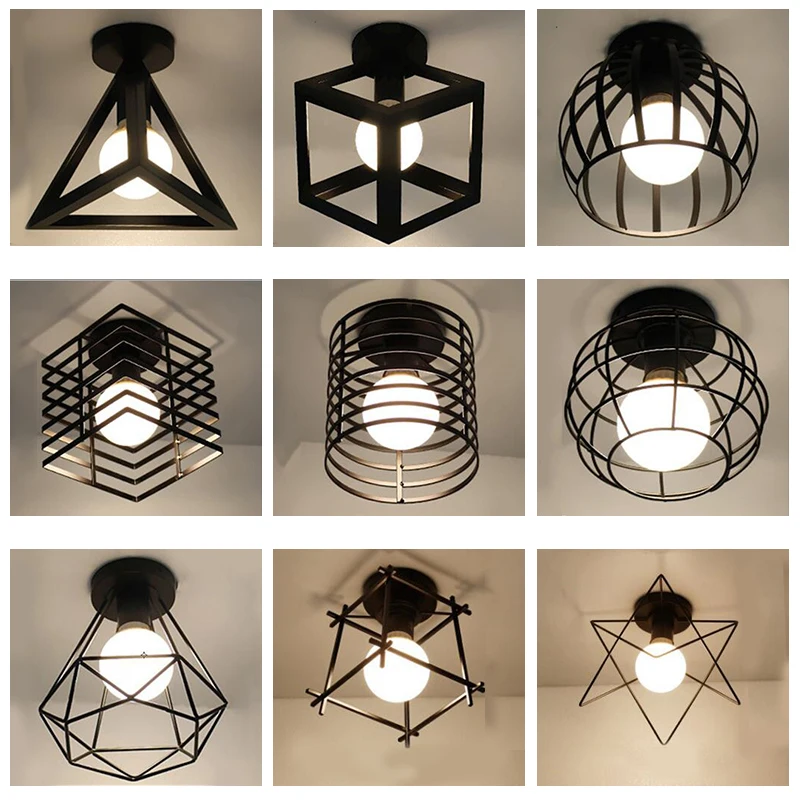 Nordic wrought iron multi-style LED E27 ceiling lamp for living room bedroom kitchen aisle corridor porch balcony fitting room
Nordic wrought iron multi-style LED E27 ceiling lamp for living room bedroom kitchen aisle corridor porch balcony fitting room