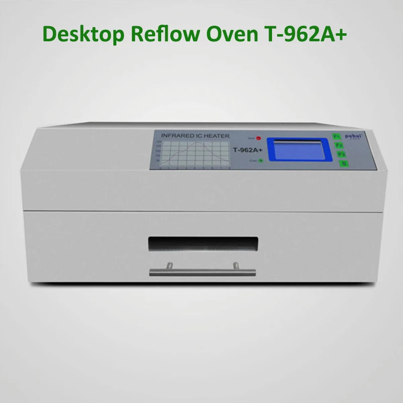 T962A+ Desktop Reflow Oven 220V 2300W Infrared IC Heater Computer Temperature control 350mmX400mm BGA Reflow Wave Oven
T962A+ Desktop Reflow Oven 220V 2300W Infrared IC Heater Computer Temperature control 350mmX400mm BGA Reflow Wave Oven