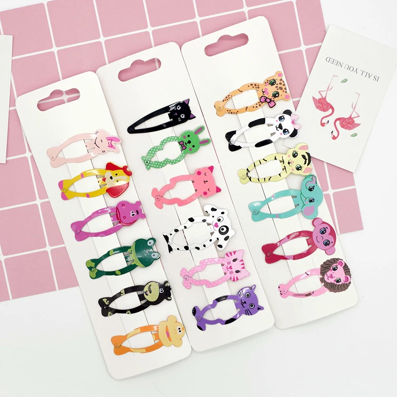 Children's Card Cute Bow Fabric Hairpin Baby Animal BB Clip printing color princess Hairpin hair Accessories Set
Children's Card Cute Bow Fabric Hairpin Baby Animal BB Clip printing color princess Hairpin hair Accessories Set