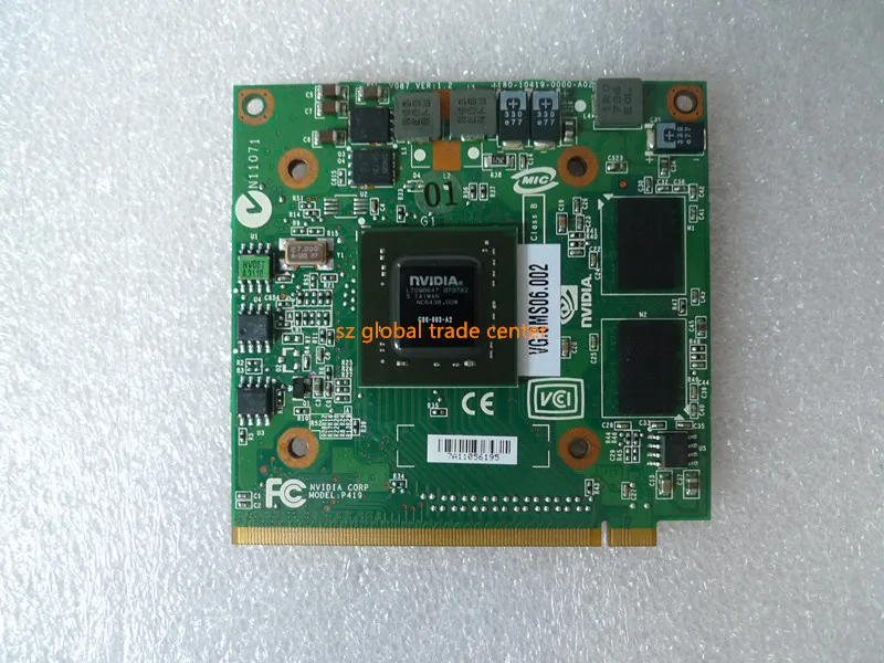 Для nVidia Fo GeForce 8400M G MXM IDDR2 128MB видеокарта для Acer Aspire 5920G 5520 5520G 4520 7520G 7520 7720 7720G
Для nVidia Fo GeForce 8400M G MXM IDDR2 128MB видеокарта для Acer Aspire 5920G 5520 5520G 4520 7520G 7520 7720 7720G