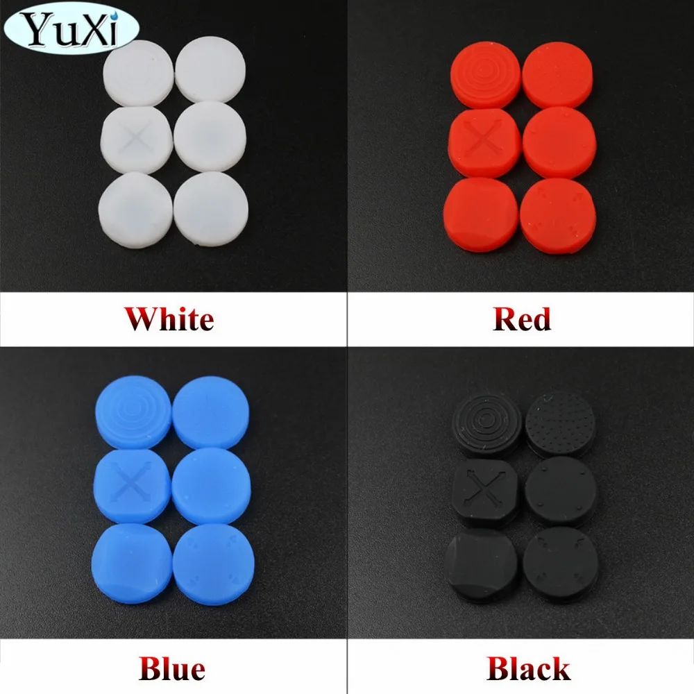 

YuXi Silicone Analog Controller Thumb Grips Cap Skin Cover Game Console Joystick Cap For Sony PS Vita For PSV 1000 2000
