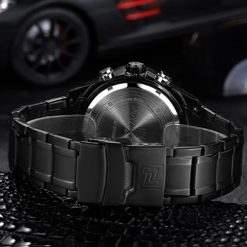 NAVIFORCE Luxury Dual Time Display Watches Men Multifunctional Quartz Watch Fashion Casual Business Man Clock Relogio Masculino
NAVIFORCE Luxury Dual Time Display Watches Men Multifunctional Quartz Watch Fashion Casual Business Man Clock Relogio Masculino