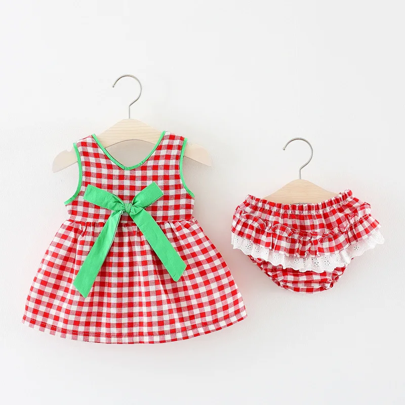 2018 new girl infant clothing set summer plaid suit dress+PP pants 2pcs fashion girls baby fashion clothes sets
2018 new girl infant clothing set summer plaid suit dress+PP pants 2pcs fashion girls baby fashion clothes sets
