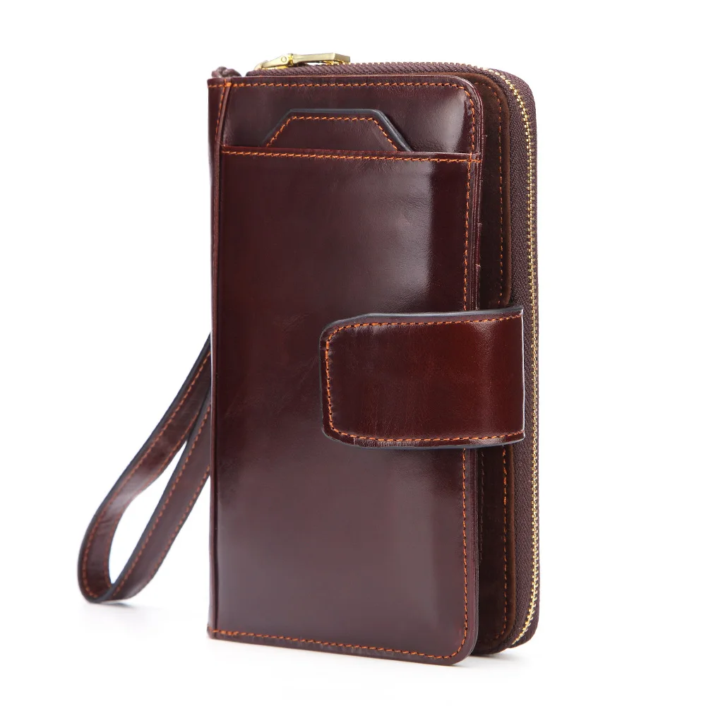 New Fashion High Quality Business Men's Long Wallets Natural Real Leather Male Cow Genuine Leather Phone Bag Cash Purses Clutch
New Fashion High Quality Business Men's Long Wallets Natural Real Leather Male Cow Genuine Leather Phone Bag Cash Purses Clutch