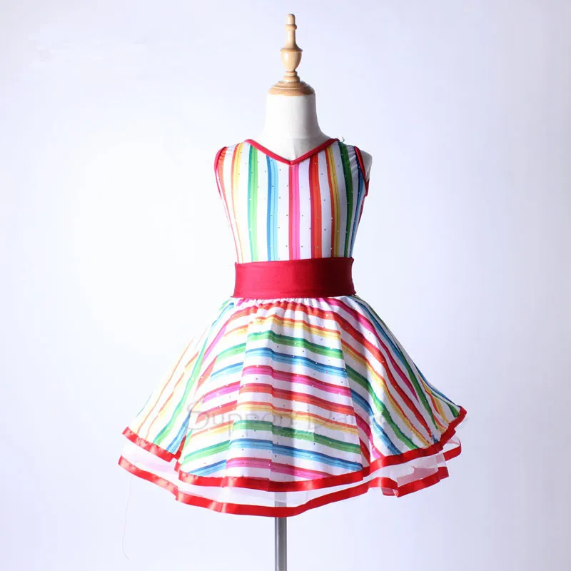 Support-Dance V-neck Striped Ballet Dress Kids Adult Professional Dance Costume C123
Support-Dance V-neck Striped Ballet Dress Kids Adult Professional Dance Costume C123