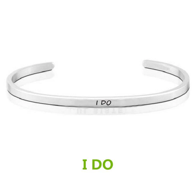 316L Stainless Steel Open Cuff Bracelet Laster No Excuses Mantra Bracelet Bangle Custom Engrave Words Bracelet Bangle Jewelry
316L Stainless Steel Open Cuff Bracelet Laster No Excuses Mantra Bracelet Bangle Custom Engrave Words Bracelet Bangle Jewelry