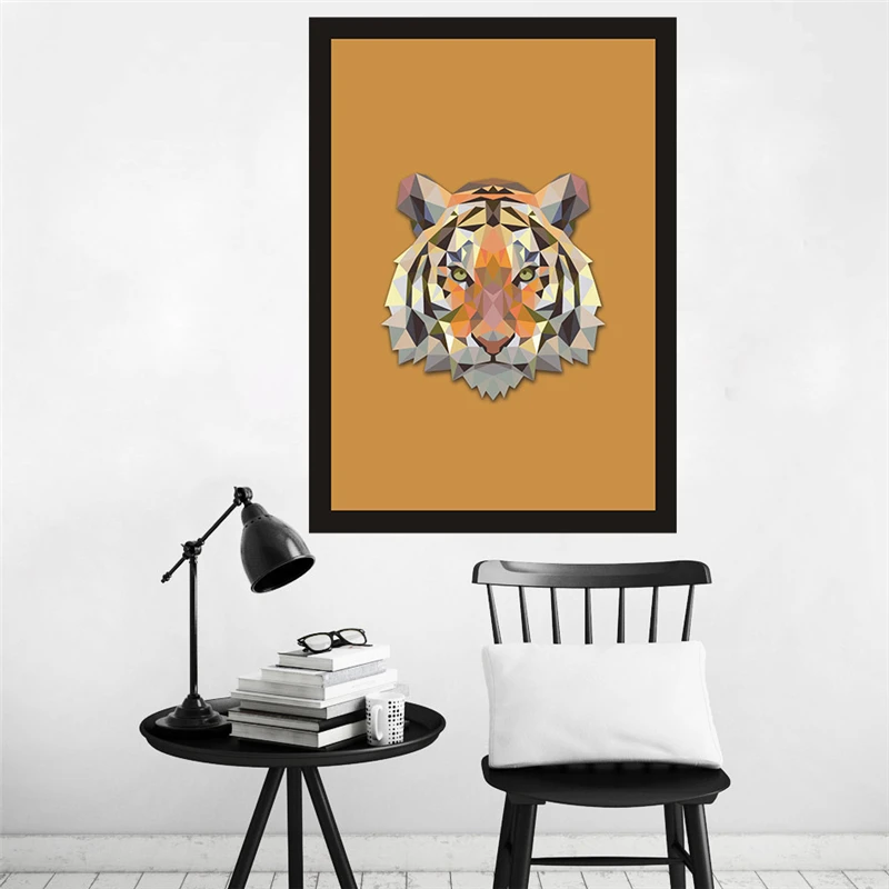 HAOCHU Modern Abstract Tiger Head Wall Pictures On the Canvas Nordic Wall Art Print Poster Home Decor Unique Gift Artwork
HAOCHU Modern Abstract Tiger Head Wall Pictures On the Canvas Nordic Wall Art Print Poster Home Decor Unique Gift Artwork
